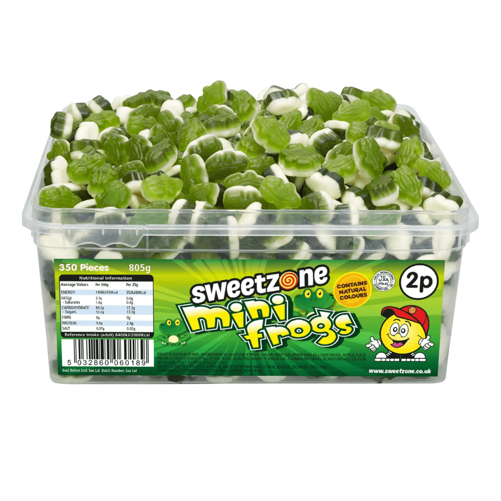 Sweetzone Mini Frogs Tub 805g 2p PMP