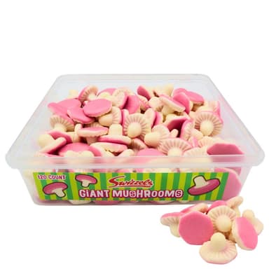 Swizzels Giant Mushrooms - 1 x 576g Tub