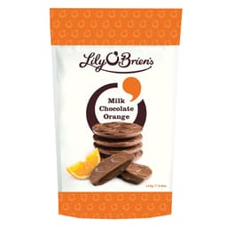 Lily O'Brien's Milk Chocolate Orange Discs 110g