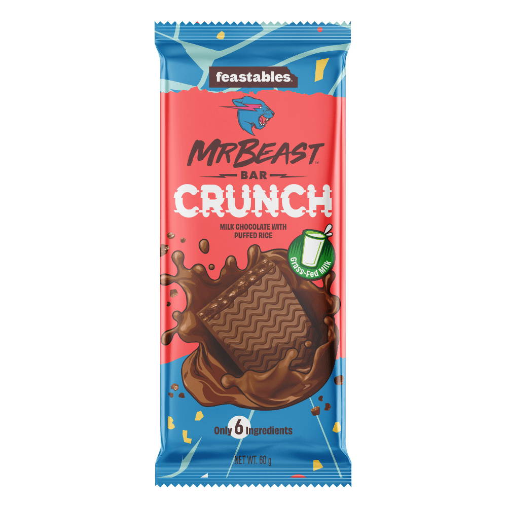 Feastables Mr Beast Milk Chocolate Crunch Bar 60g 