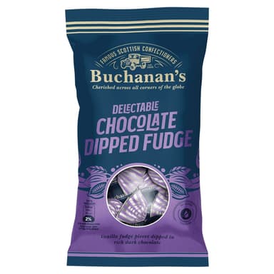 Buchanan's Delectable Chocolate Dipped Fudge - 12 x 120g Bags