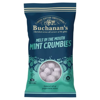 Buchanan's Melt in the Mouth Mint Crumbles - 12 x 140g Bags