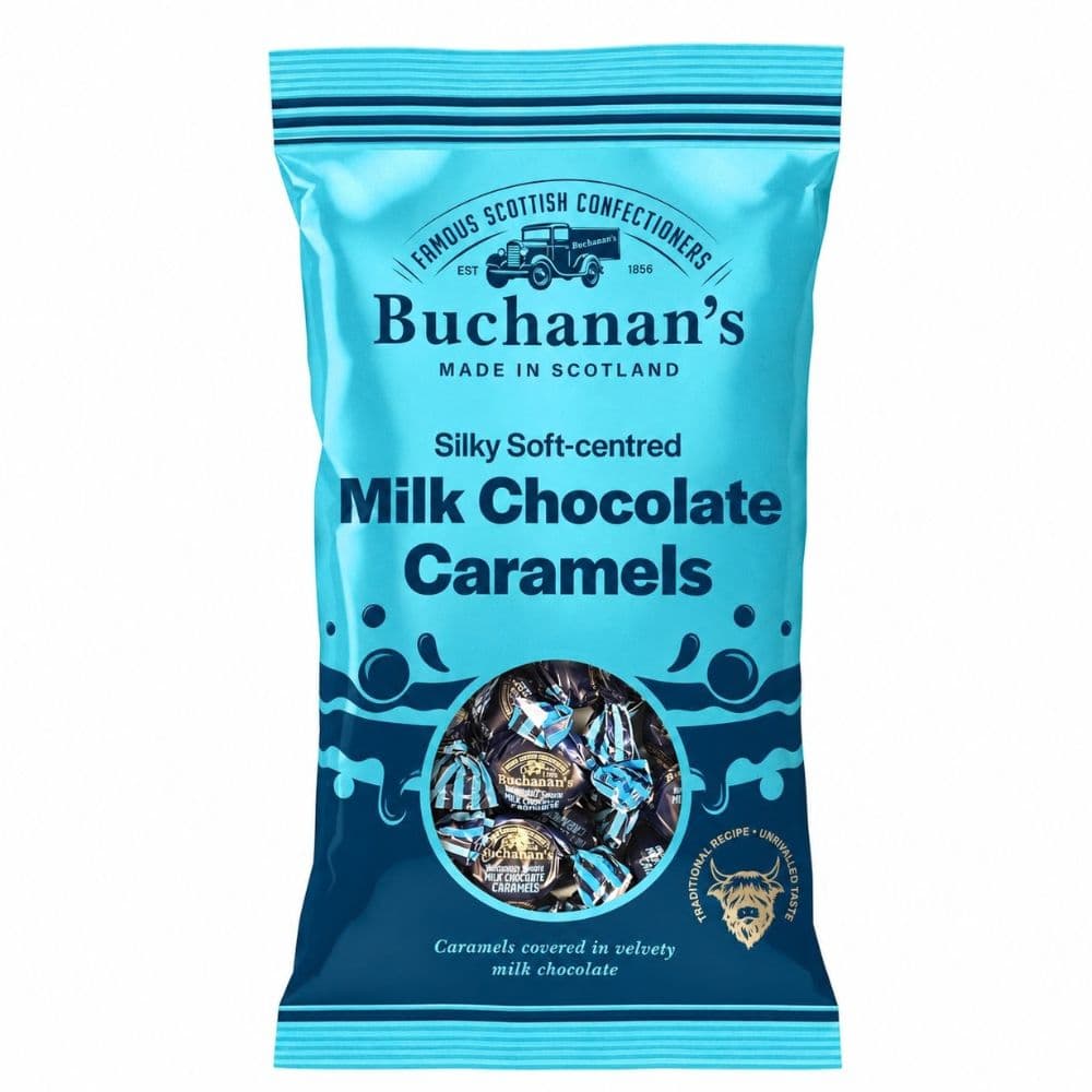 Buchanan's Luxuriously Smooth Milk Chocolate Caramels Bag 110g