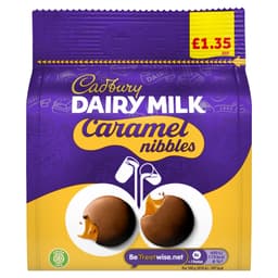 Cadbury Dairy Milk Caramel Nibbles Chocolate Bag 95g £1.35 PMP