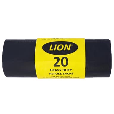Lion Extra Heavy Duty Refuse Bags 20 Pack