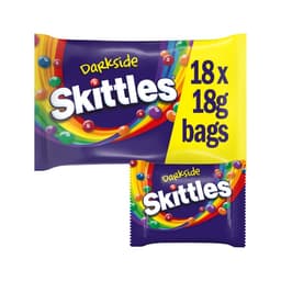 Skittles Limited Edition Darkside Sweets Fun Size Bags Multipack 324g