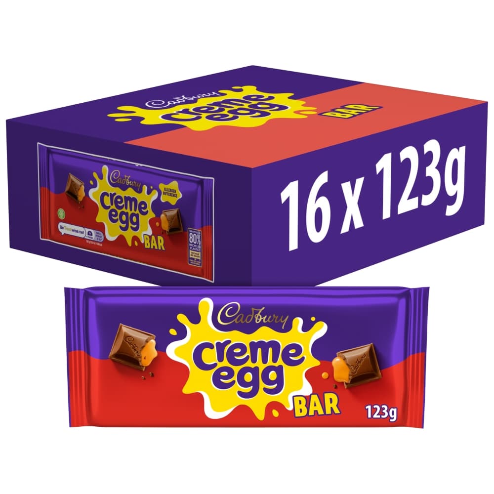 Cadbury Creme Egg Milk Chocolate Bar 123g