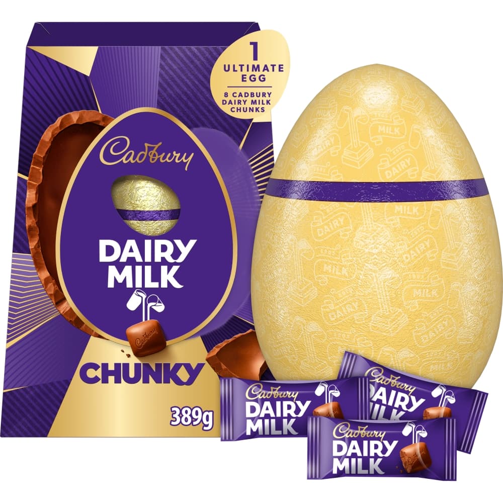 Cadbury Dairy Milk Chunky Ultimate Chocolate Easter Egg 389g