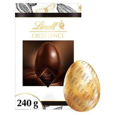 Lindt Excellence Expert Chocolate Selection & Dark Chocolate Easter Egg - 1 x 240g Box