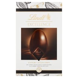 Lindt Excellence Expert Chocolate Selection & Dark Chocolate Easter Egg 240g