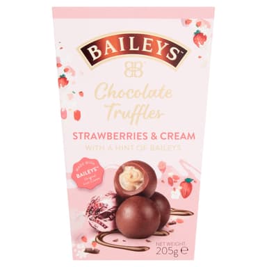 Baileys Chocolate Truffles Strawberries & Cream  - 1 x 205g Box