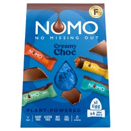 NOMO Creamy Choc Egg and Mini Bars 154g