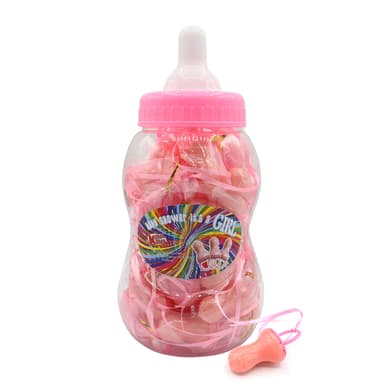 Kandy Kandy Baby Shower Pink Dummies in a Jar - 40 x 23g Lollipops