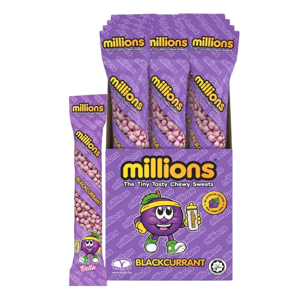 Millions Blackcurrant Buzz Tubes 55g