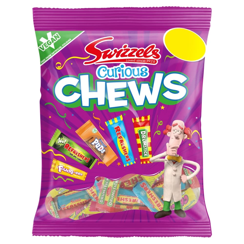 Swizzels Curious Chews Bag 135g £1.25 PMP