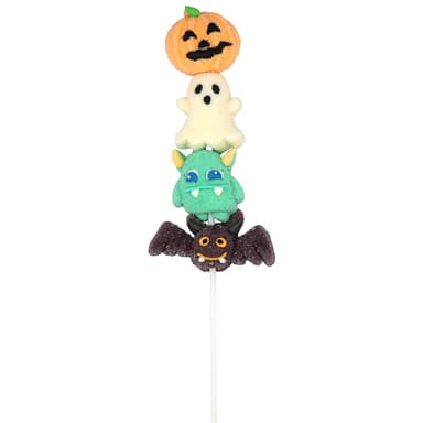 Candy Realms Halloween Mallow Stacker - 12 x 45g Lollipops