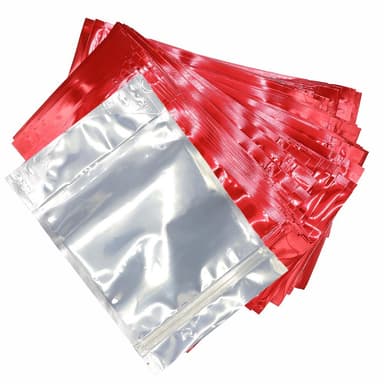 Accessories Red Grip Seal Clear Front Bags 350g (Empty)