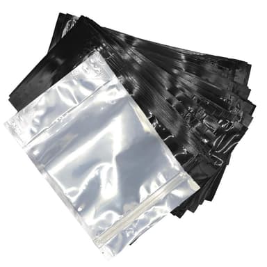 Accessories Black Grip Seal Clear Front Bags 350g (Empty)