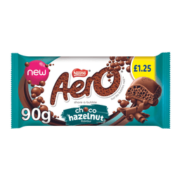 Aero Hazelnut Chocolate Sharing Bar 90g £1.25 PMP,