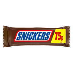 Snickers Caramel, Nougat, Peanuts & Milk Chocolate Snack Bar £0.75 PMP 48g
