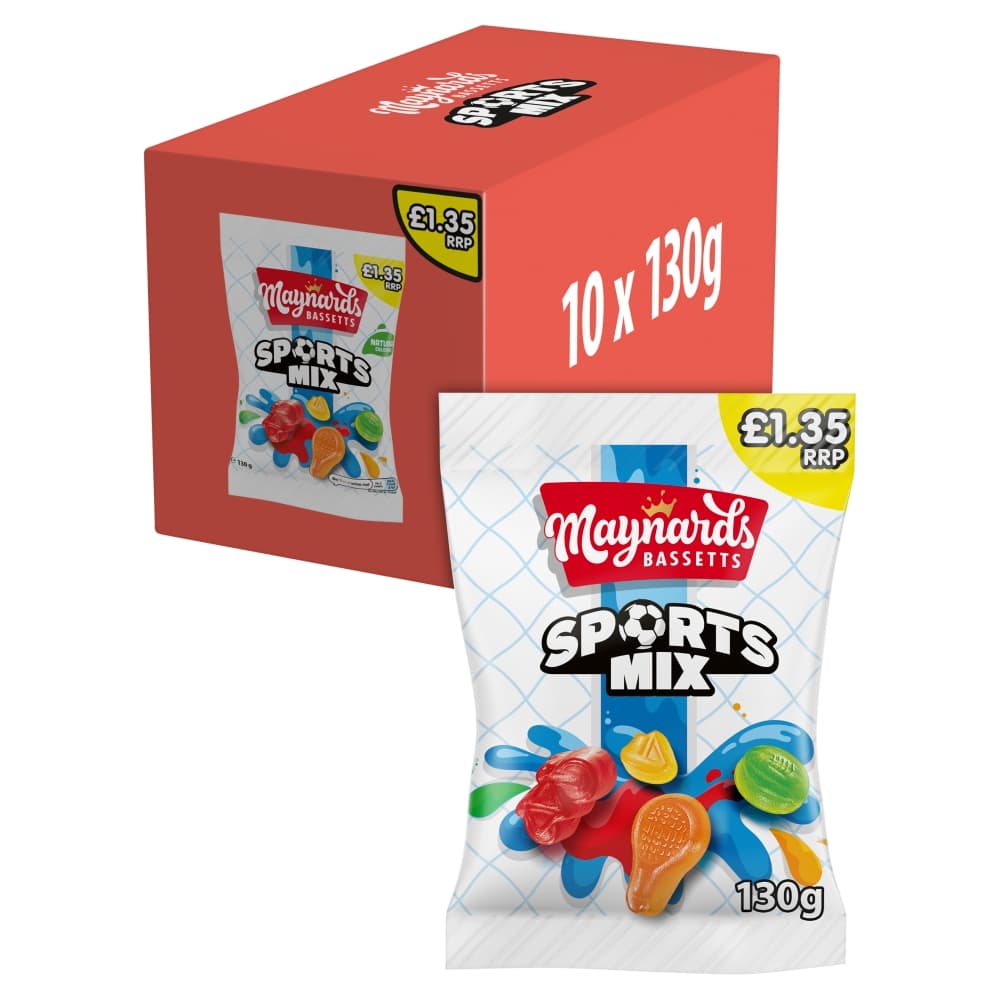 Maynards Bassetts Sports Mix Bag 130g £1.35 PMP
