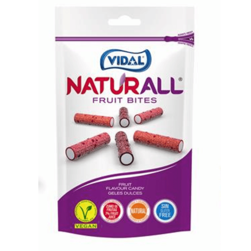 Vidal Naturall Fruits Bites Pouch 180g