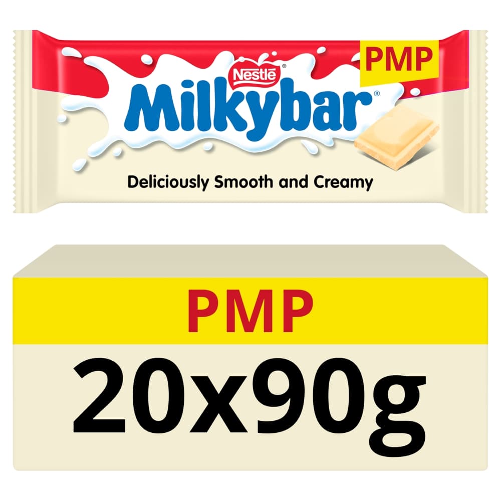 Milkybar White Chocolate Bar 90g PMP £1.50