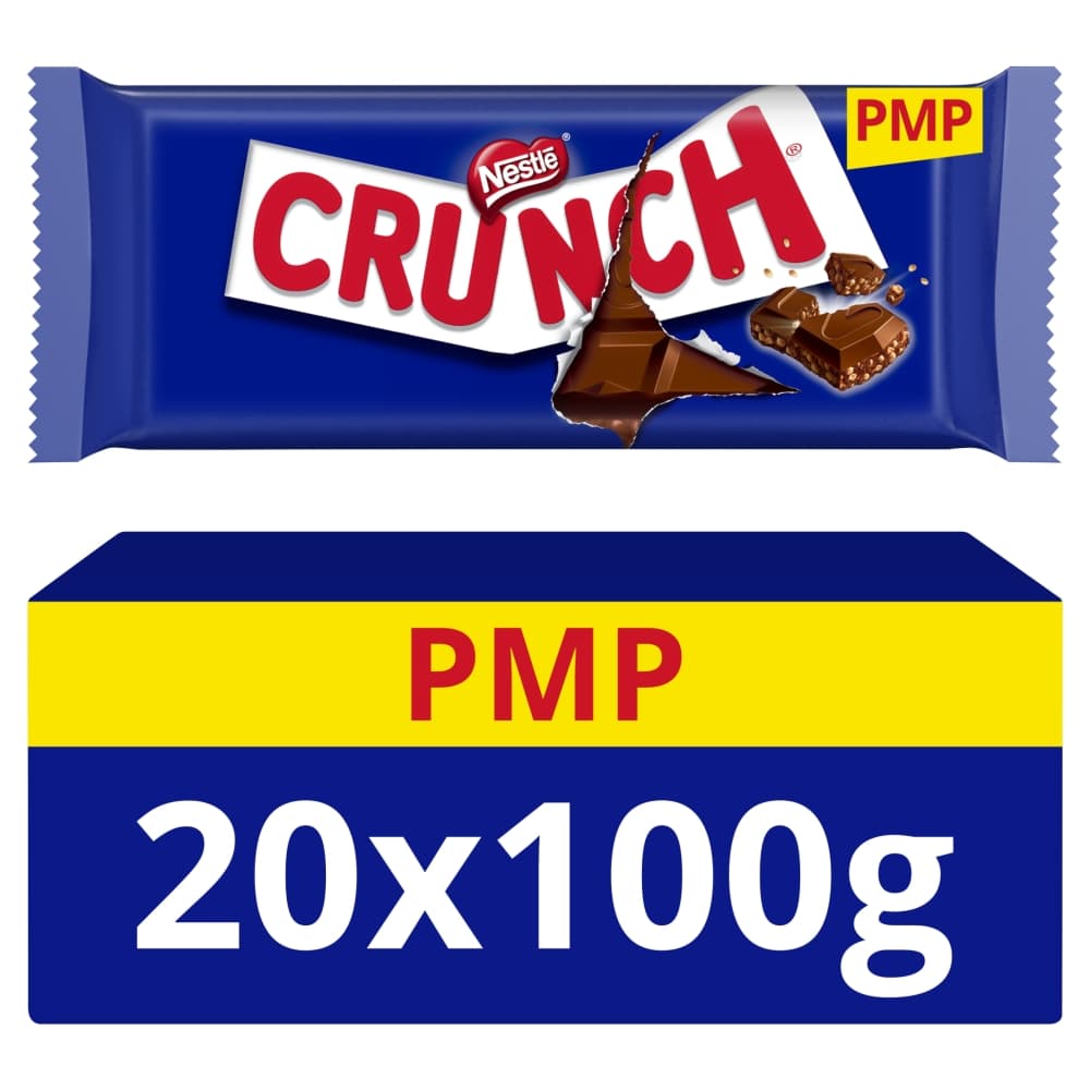 Crunch Milk Chocolate Sharing Bar 100g PMP £1.50