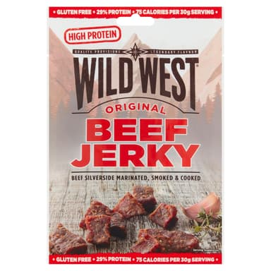 Wild West Original Beef Jerky - 12 x 25g Packs