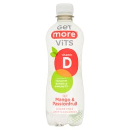 Get More Vits Vitamin D Still Mango & Passionfruit Bottle 500ml