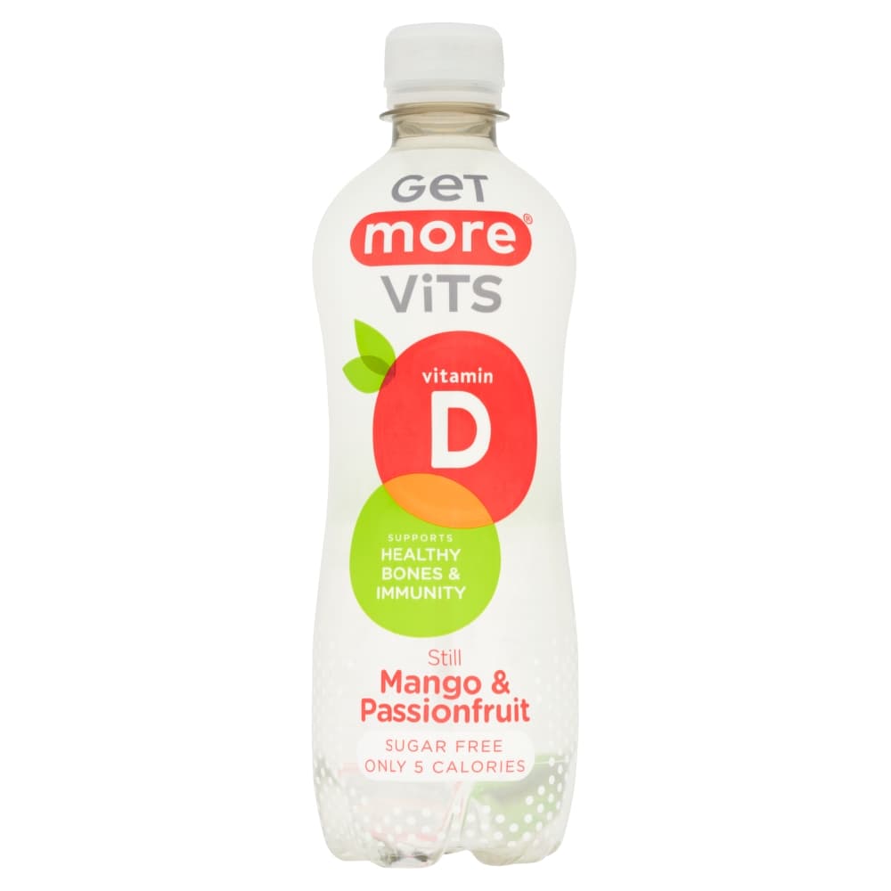 Get More Vits Vitamin D Still Mango & Passionfruit Bottle 500ml