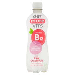 Get More Vits Vitamin B12 Still Pink Grapefruit Bottle 500ml