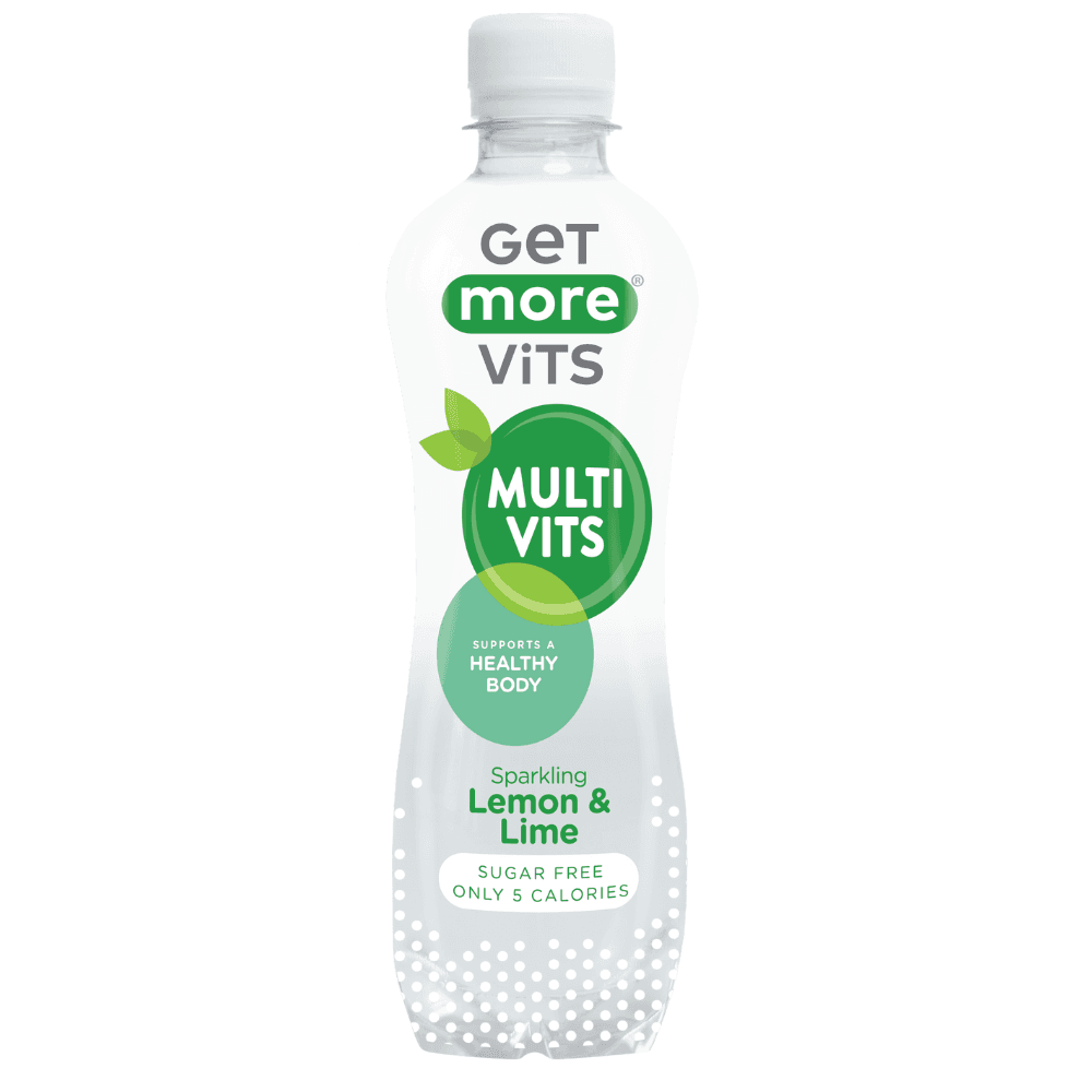 Get More Vits Multivits Sugar Free Sparkling Lemon & Lime Drink Bottle 500ml