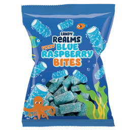 Candy Realms Fizzy Blue Bites Bag 170g