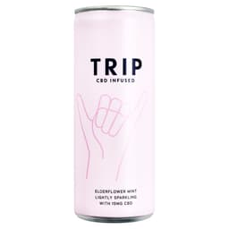 Trip CBD Infused Elderflower Mint Drink Can 250ml 