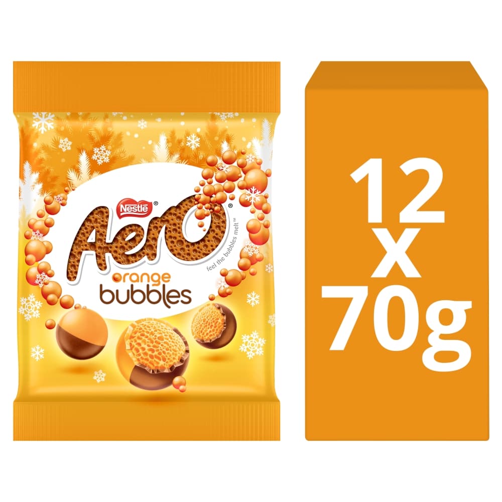 Aero Bubbles Orange Chocolate Share Bag 70g