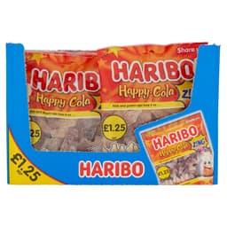Haribo Happy Cola Z!NG Bag 140g £1.25 PMP
