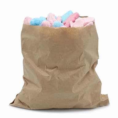 Accessories Brown Sulphite Paper Bags 7" x 7" (Empty)