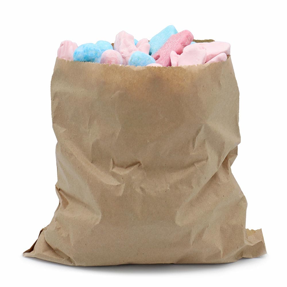 Brown Sulphite Paper Bags 7" x 7"