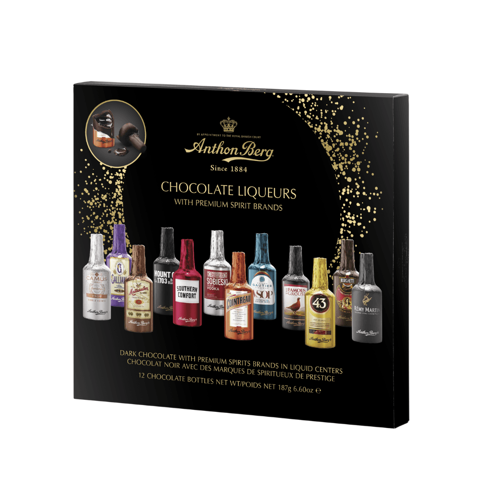 Anthon Berg Chocolate Liqueurs 12 Piece Box 187g 