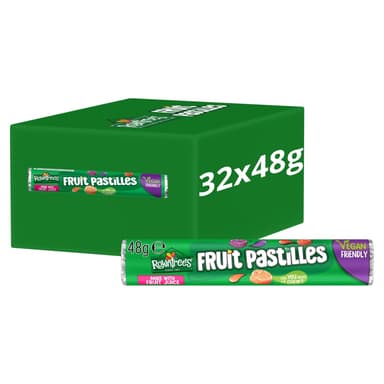 Rowntree's Fruit Pastilles Sweets - 32 x 48g Tubes