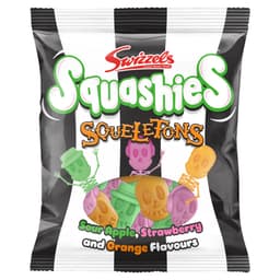 Swizzels Squashies Drumstick Squeletons Bag 120g