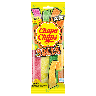 Chupa Chups Sour Mixed Belts - 18 x 90g Packs