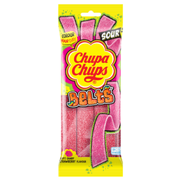 Chupa Chups Strawberry Belts Pack 90g