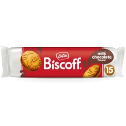 Lotus Biscoff Sandwich Milk Chocolate Cream Biscuits 150g