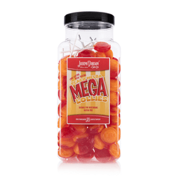 Dobsons Wrapped Peach Melba Mega Lollies Jar 1.9kg 