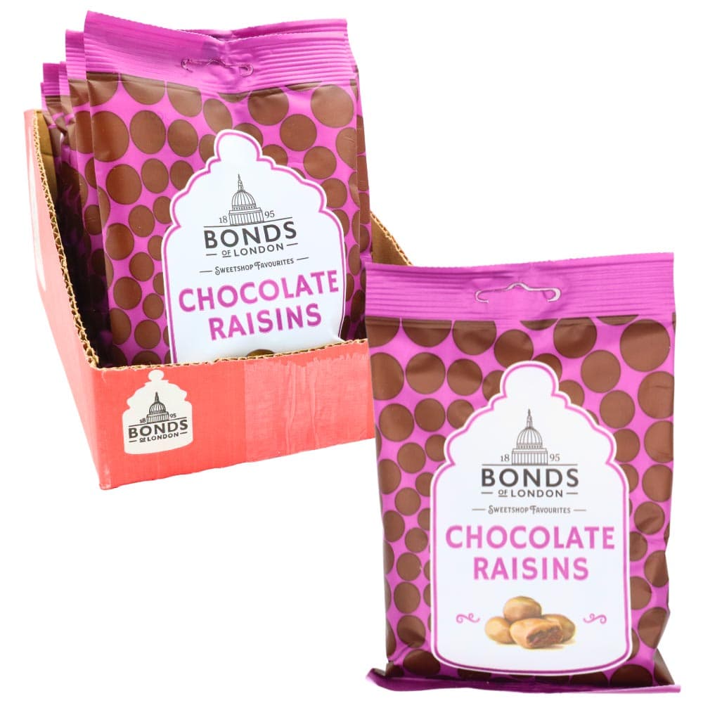 Bonds Chocolate Raisins Bag 75g