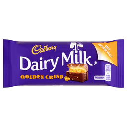 Cadbury Dairy Milk Golden Crisp Bar 53g (Irish) 