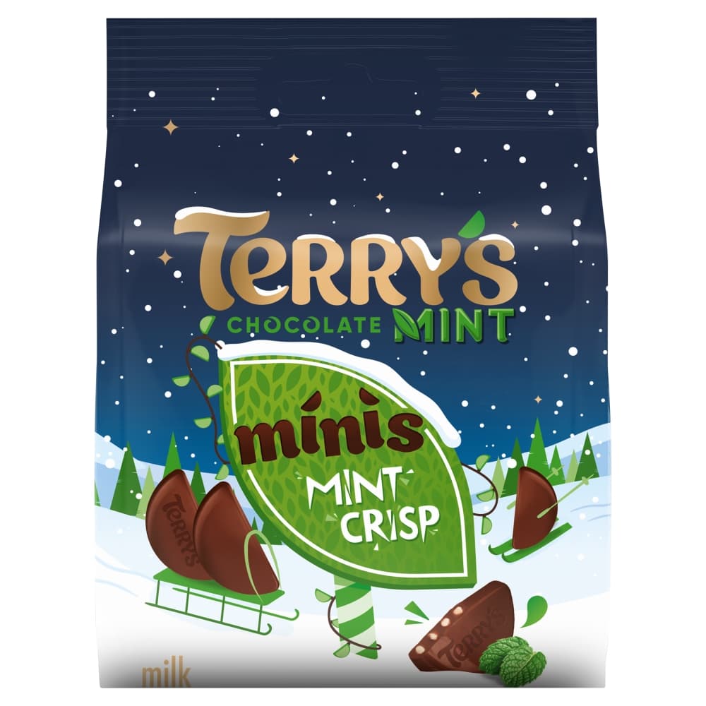 Terry's Chocolate Mint Crisp Minis Bag 80g