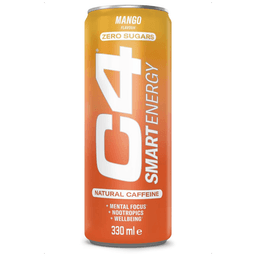 C4 Smart Energy Mango Can 330ml